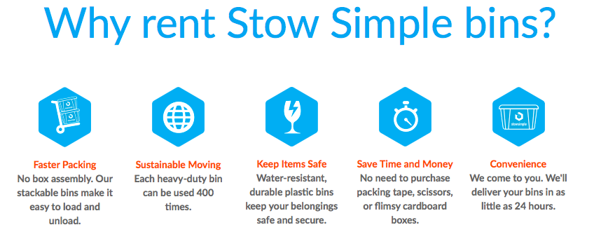 5 Reasons to Rent Plastic Moving Boxes (part of our Miami storage and moving  series) - Stow Simple